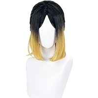 Amazon.co.jp: 角名倫太郎 コスプレ ウィッグ 黒 耐熱 文化祭 小物